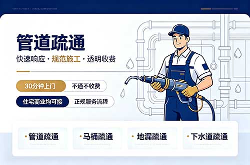 淮南管道疏通