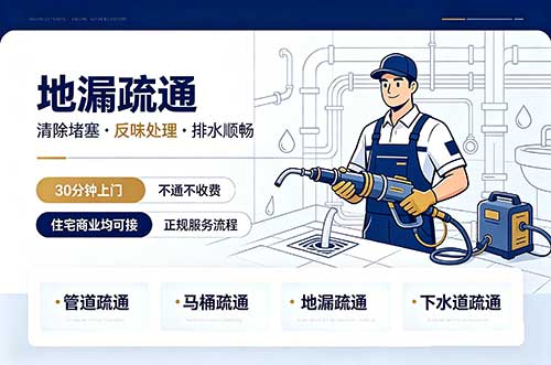淮南地漏疏通